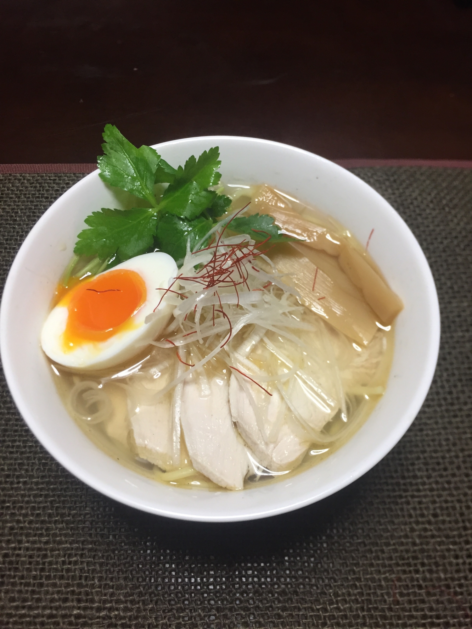 自家製ラーメンの塩だれ