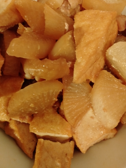 厚揚げと大根の煮物