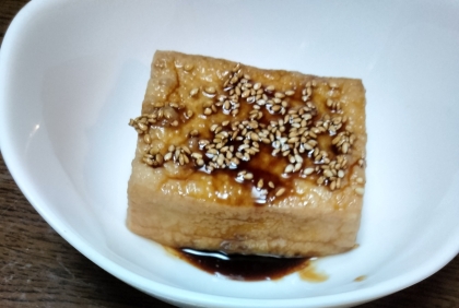 厚揚げ甘辛煮物