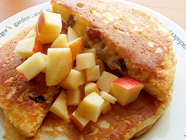 英国風!?パンケーキ♪(ミンス・フルーツもどき)