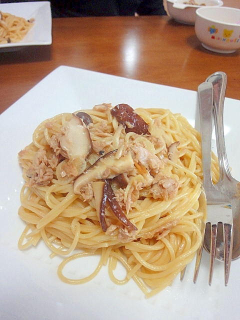 きのことツナの和風パスタ♪