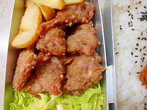 お弁当レシピ　豚肉の生姜醤油　揚げ焼き