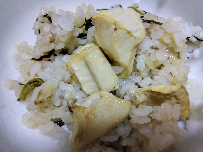 たけのこ♪もちもち炊き込みご飯