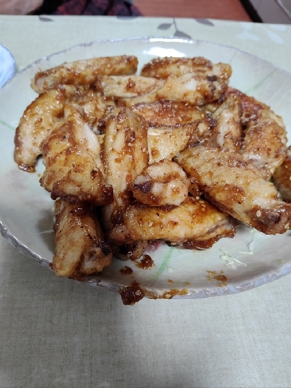 名古屋風♪鶏の手羽中甘辛焼き