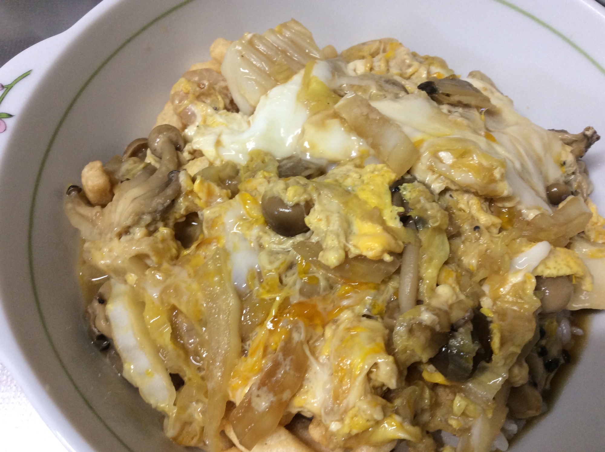 カッパえびせんの海鮮玉子丼