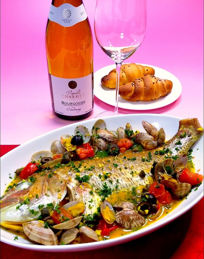 本場よりおいしい! 究極の真鯛のアクアパッツァ