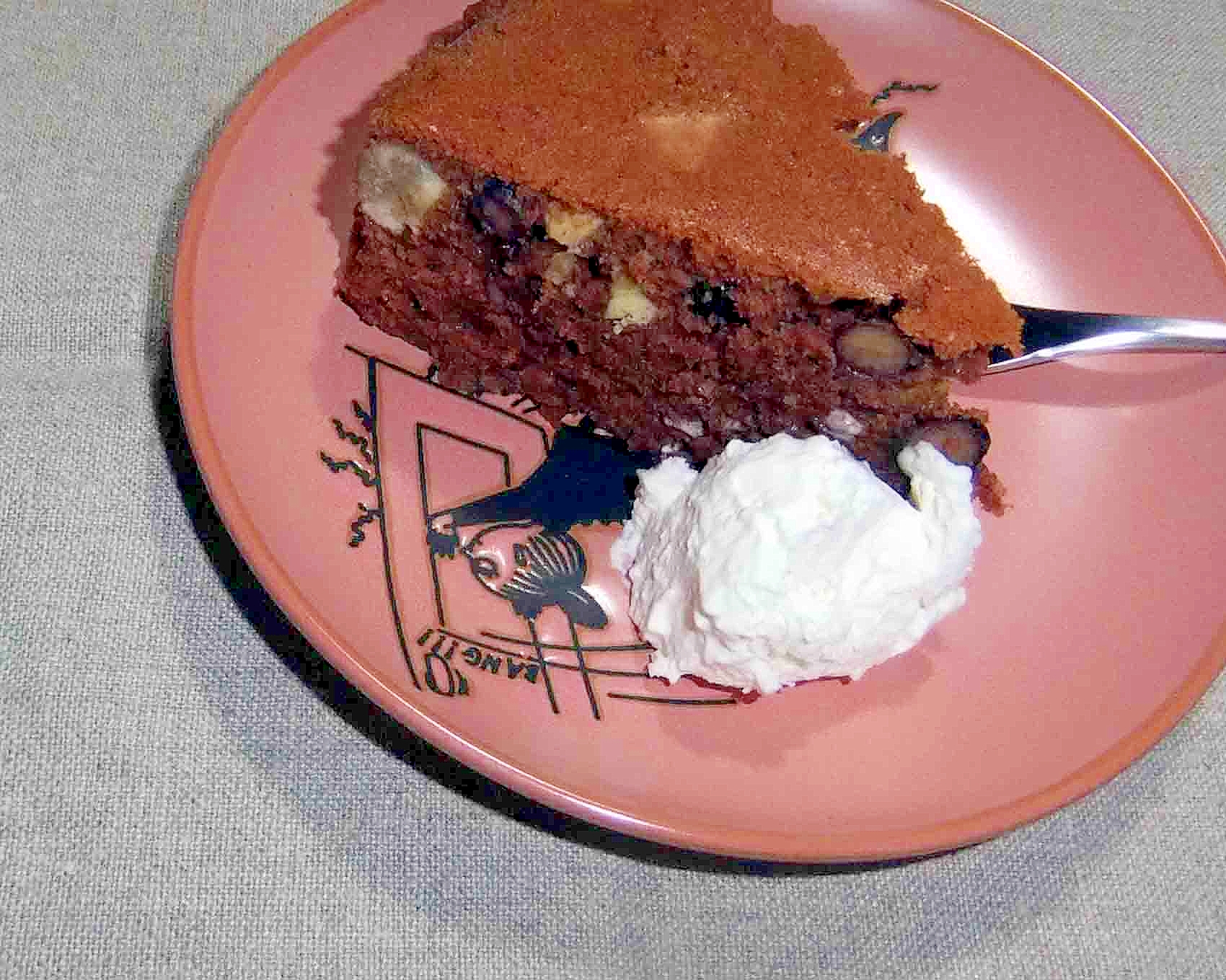 栗と黒豆の炊飯器ケーキ