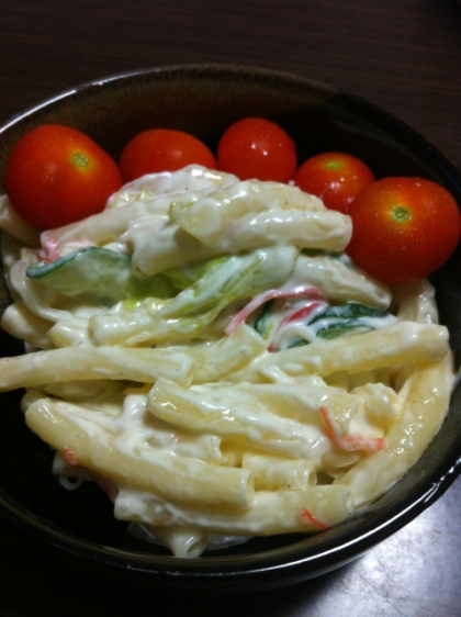 野菜いっぱいのマカロニサラダ