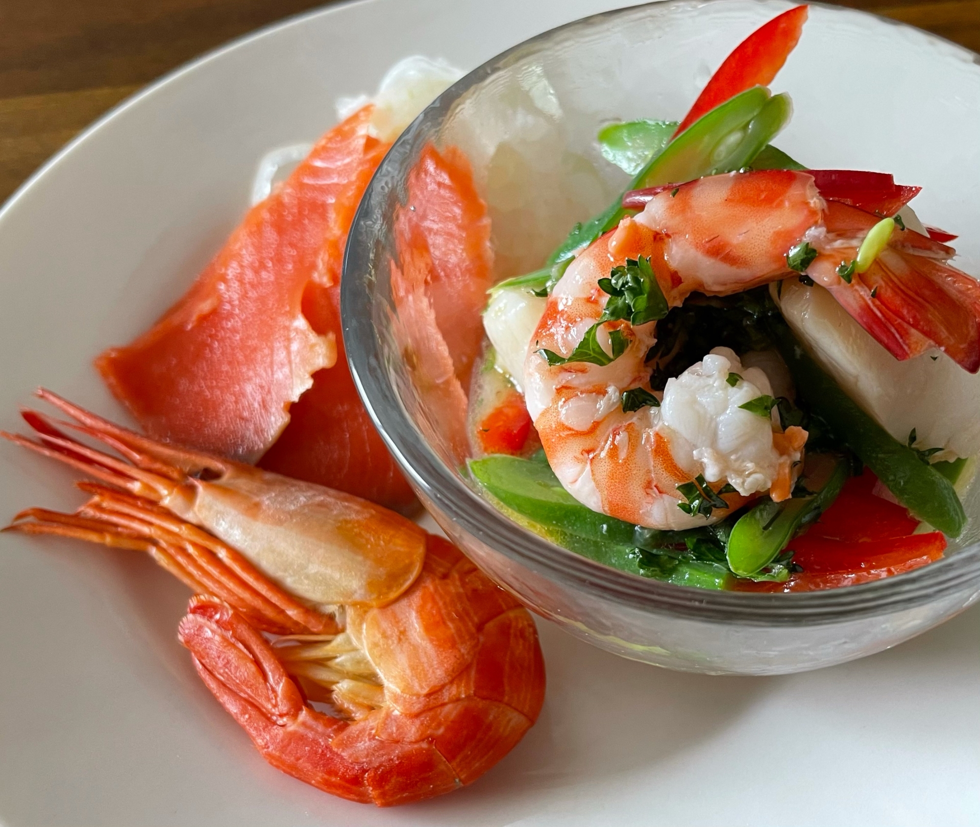 デリ風☆ホタテと車海老のマリネ