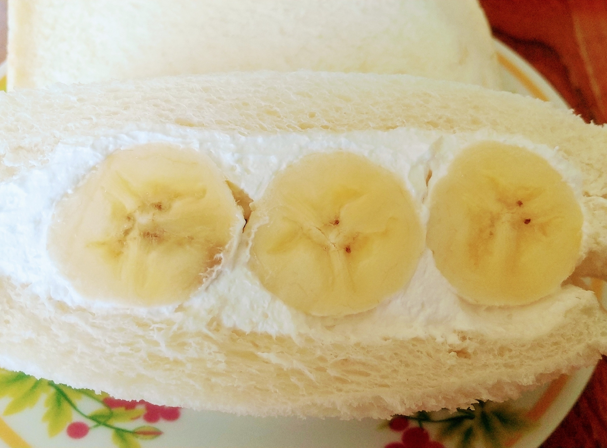 完熟バナナde簡単フルーツサンド