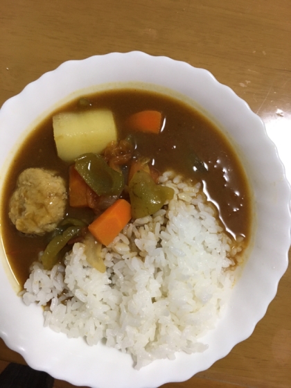 ミートボールカレー