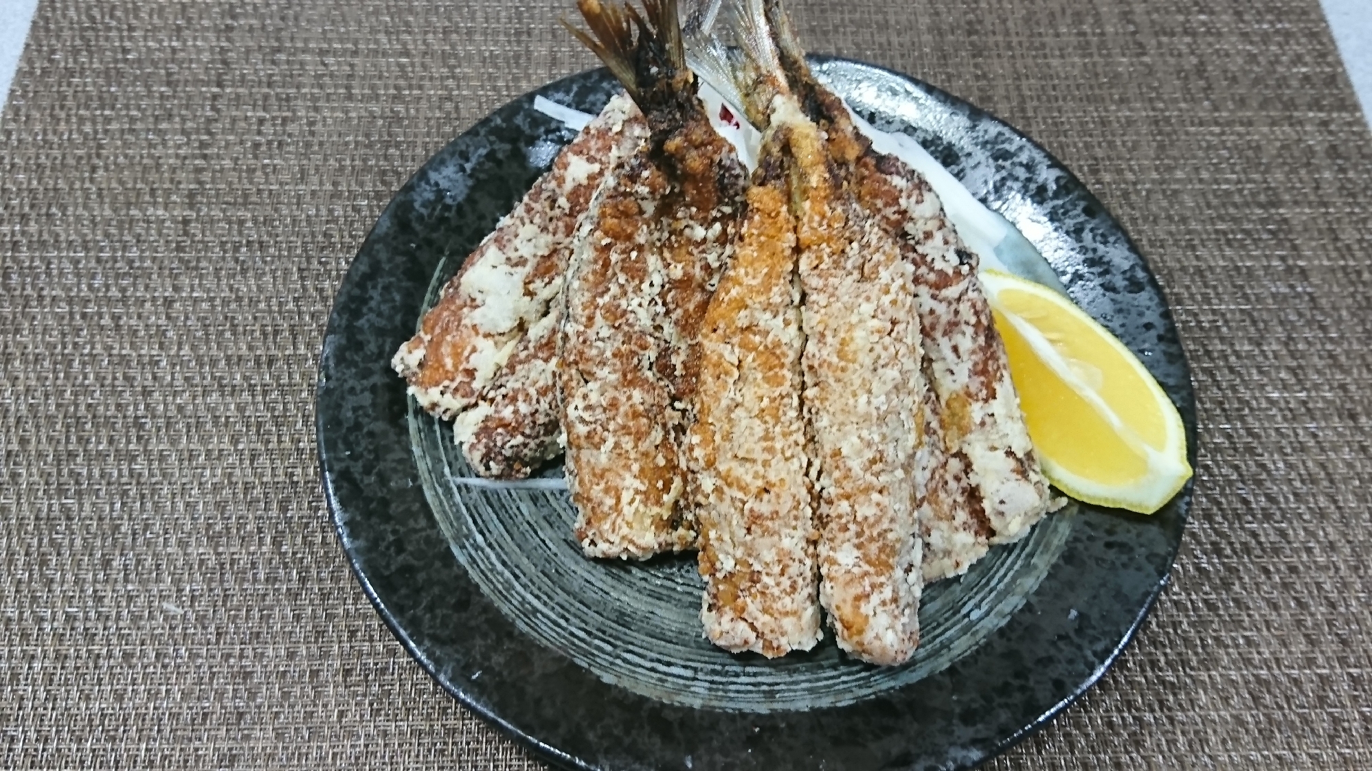 めんつゆで簡単味付け！イワシの竜田揚げ