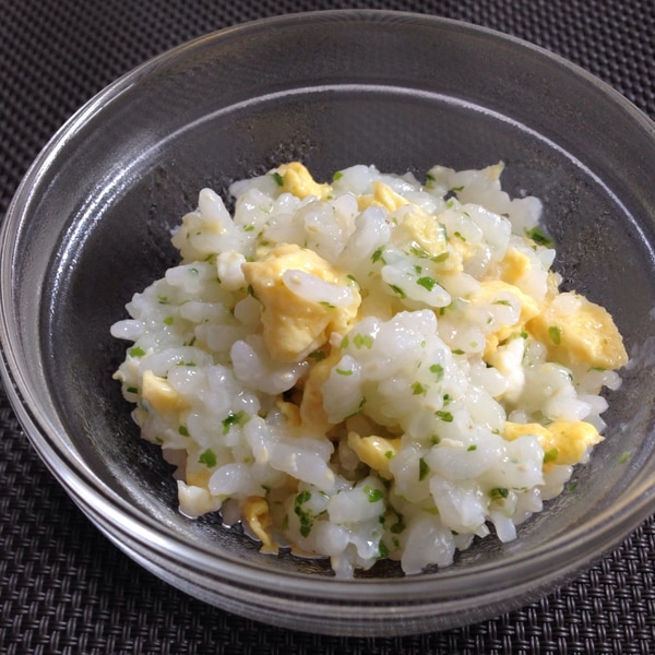 離乳食後期 卵と青のりのおかゆ レシピ 作り方 By うーころちゃん 楽天レシピ 離乳食後期 卵と青のりのおかゆ レシピ 作り方 By うーころちゃん 楽天レシピ