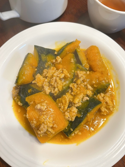 かぼちゃのそぼろ煮