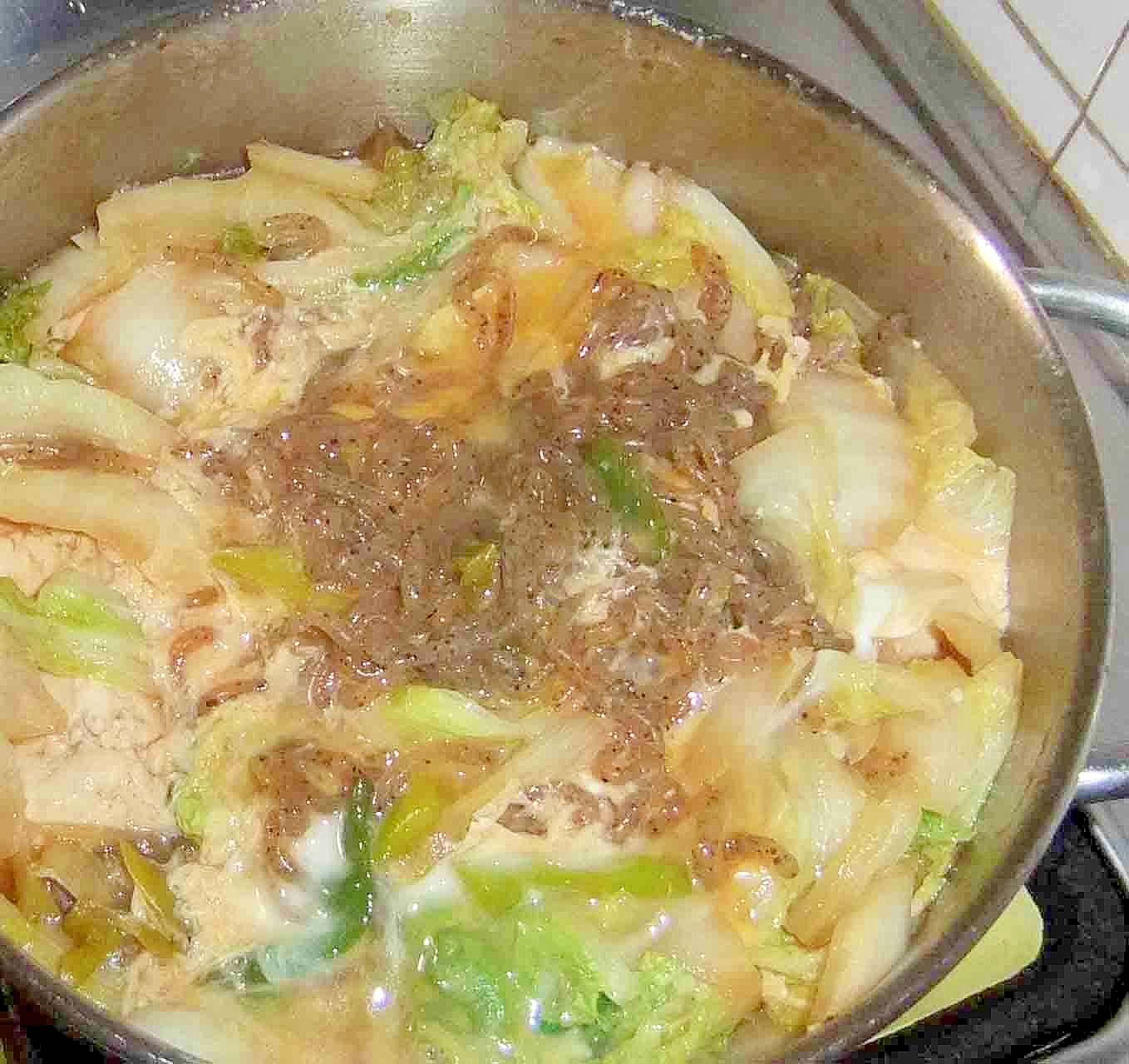 すき焼き風野菜鍋
