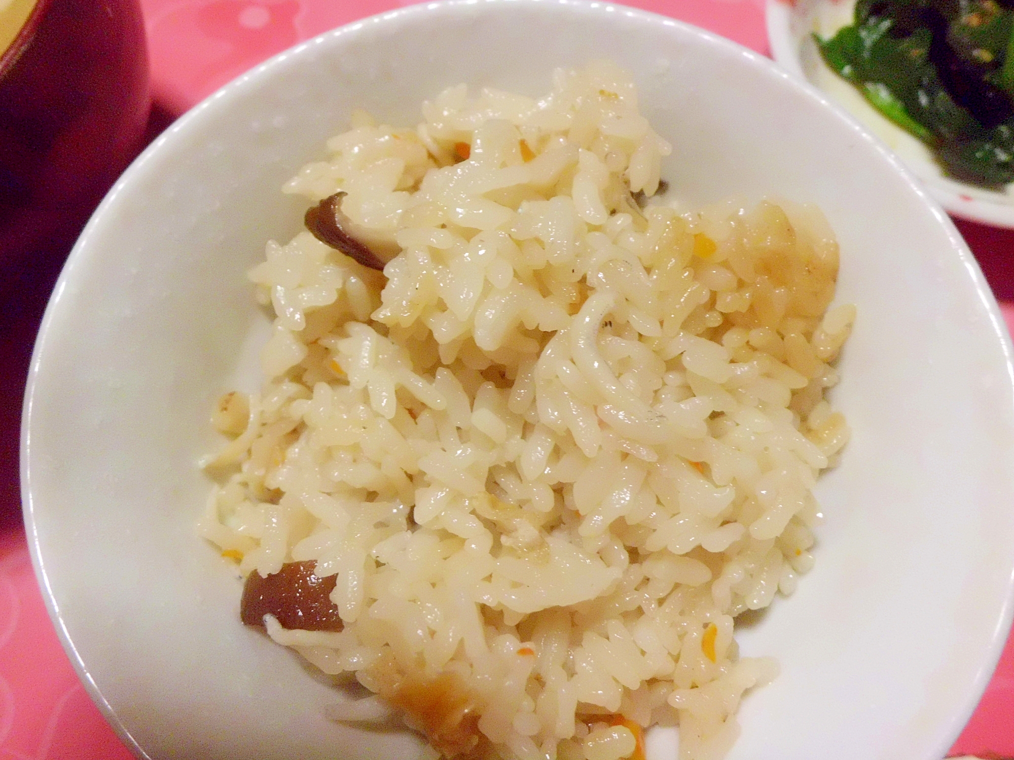 蓮根入り炊き込みご飯