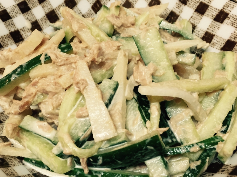 簡単!マヨポン★大根きゅうりツナサラダ