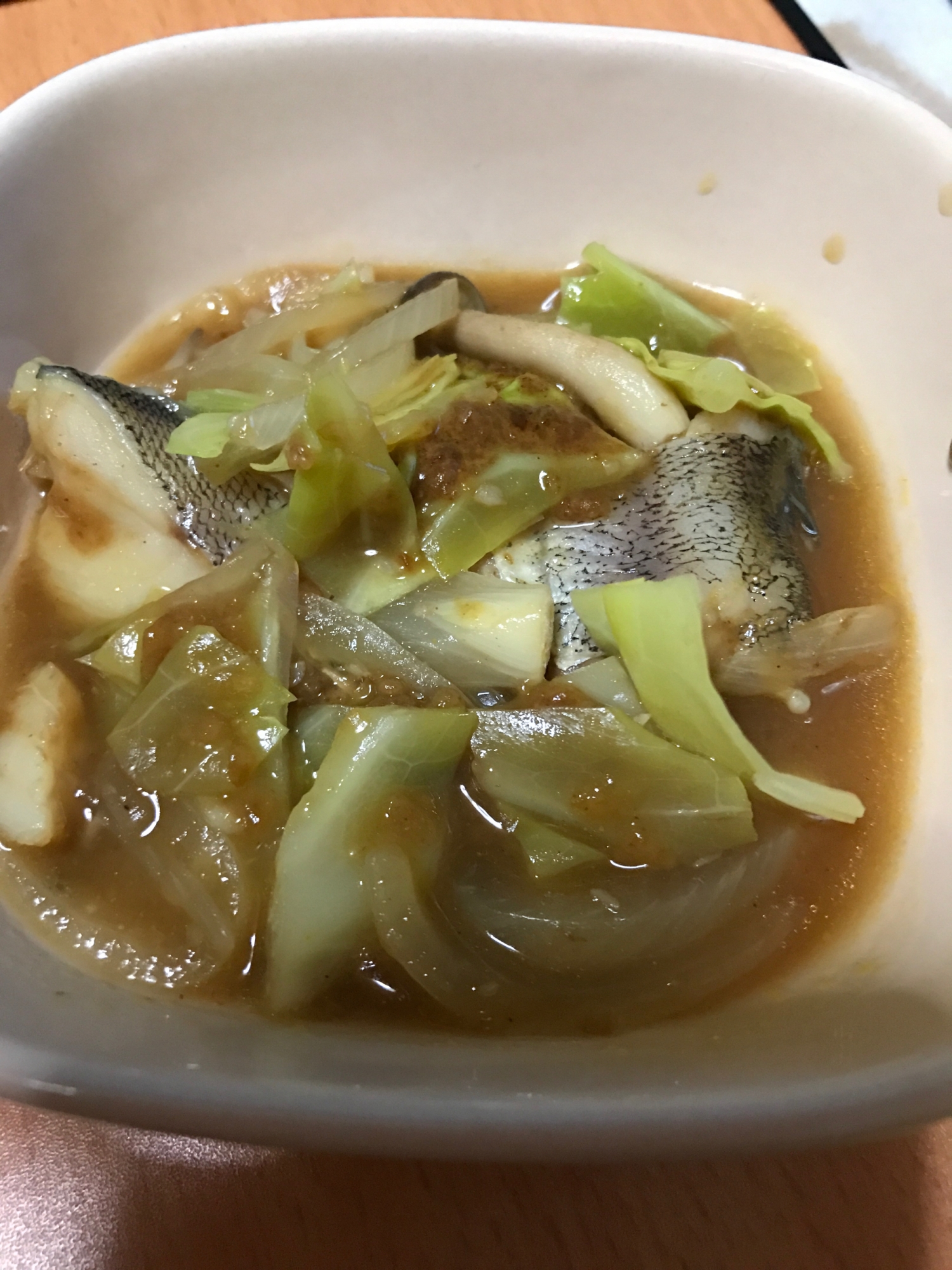 たらの野菜たっぷりカレー煮♪