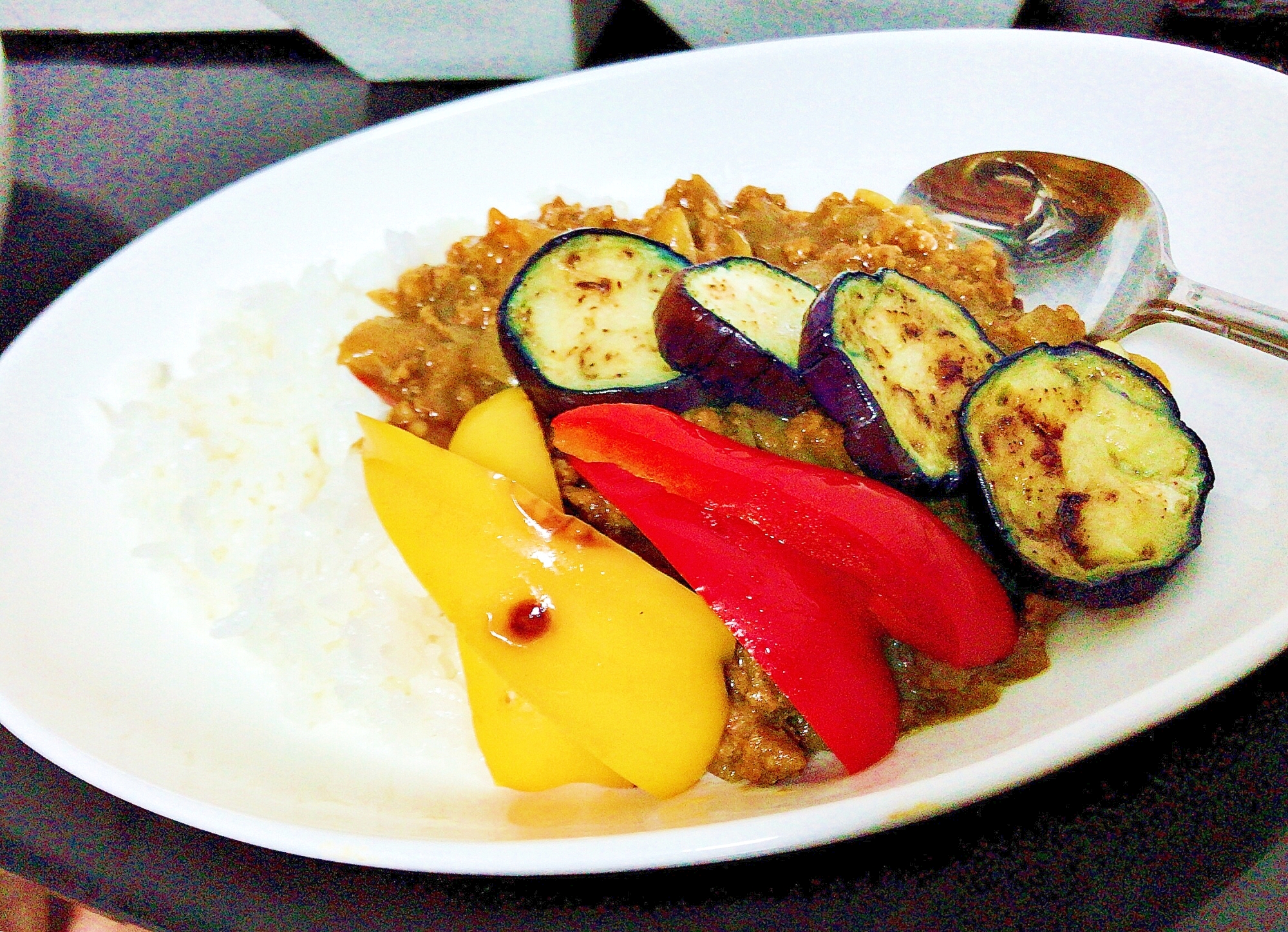 夏野菜キーマカレー☆