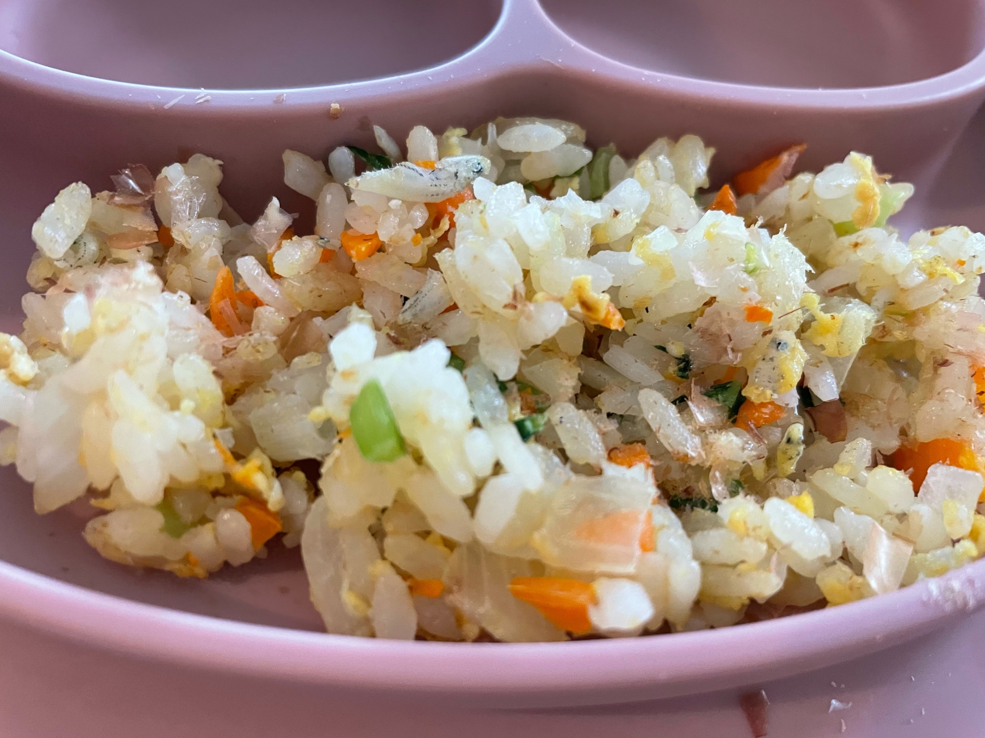 離乳食完了期♡しらすチャーハン♡