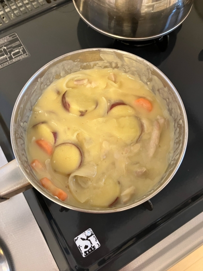 さつまいものクリームシチュー