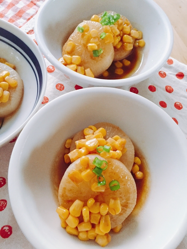 かんたん大根のバター☆麺つゆ炒め