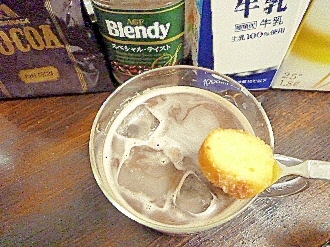 アイス♡焼きドーナツ入♡カフェモカ酒