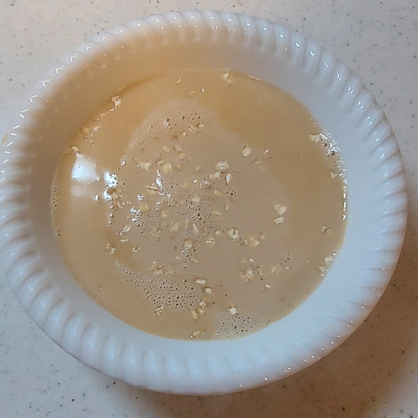 【糖質オフ】オートミールのロイヤルミルクティー粥