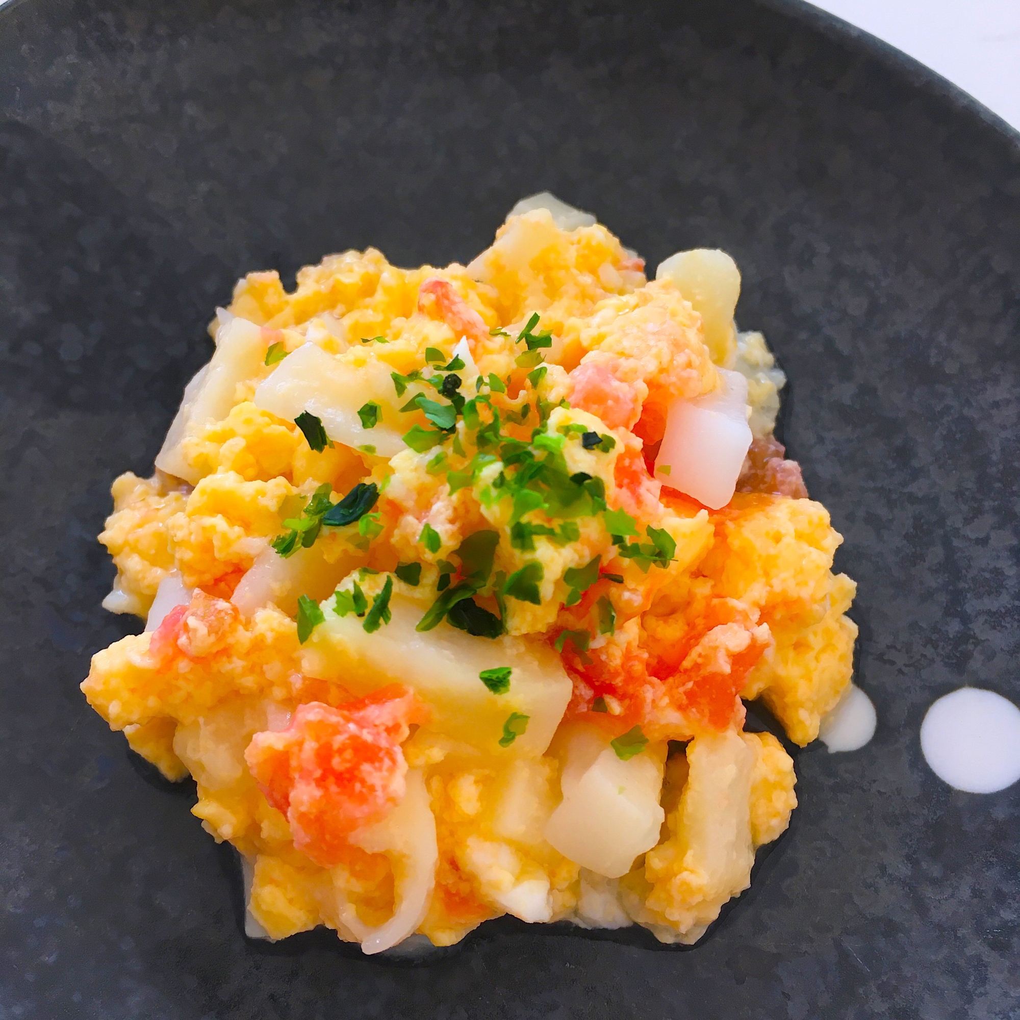 離乳食後期 トマトの卵とじうどん レシピ 作り方 By りし 楽天レシピ