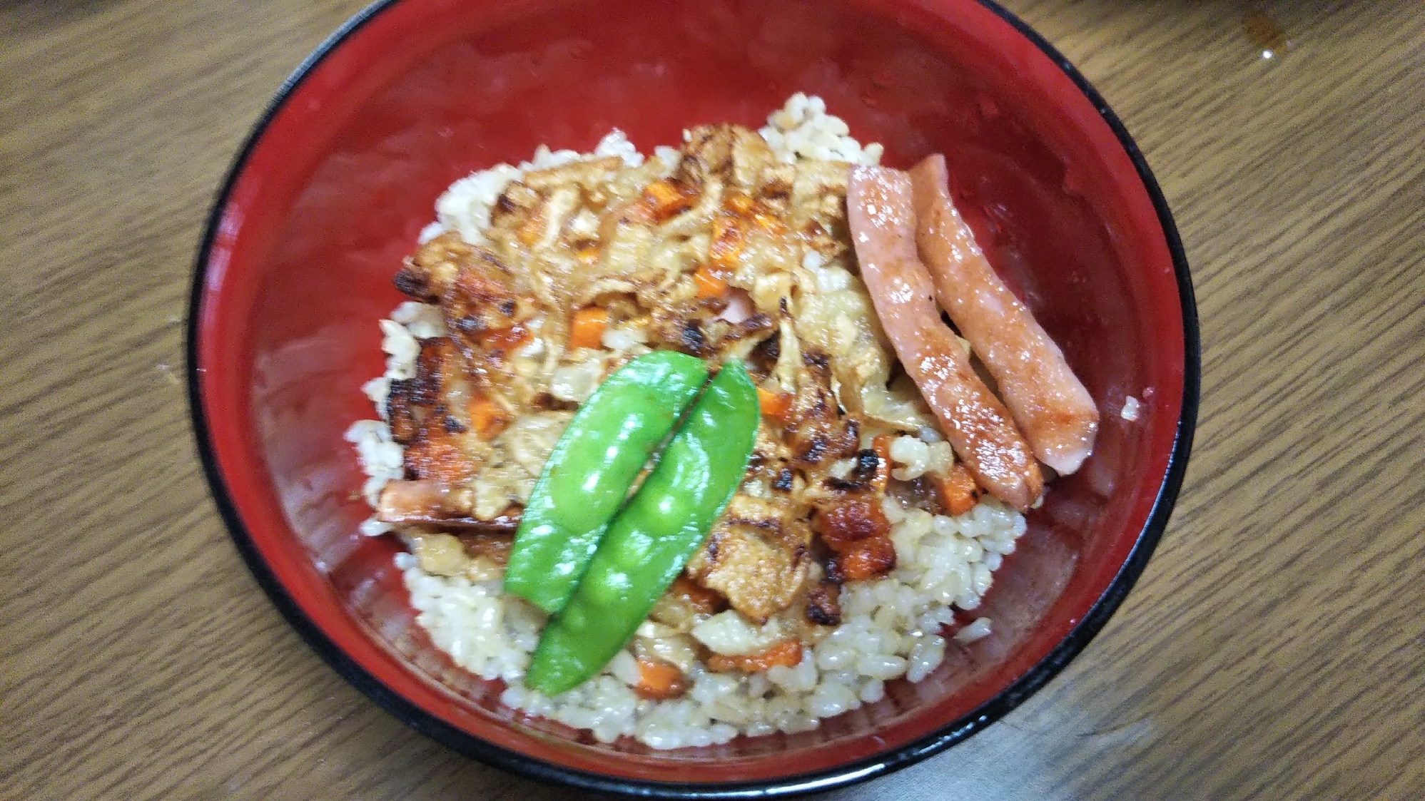 アツアツが美味しい‼️切り干し大根のかき揚げ丼