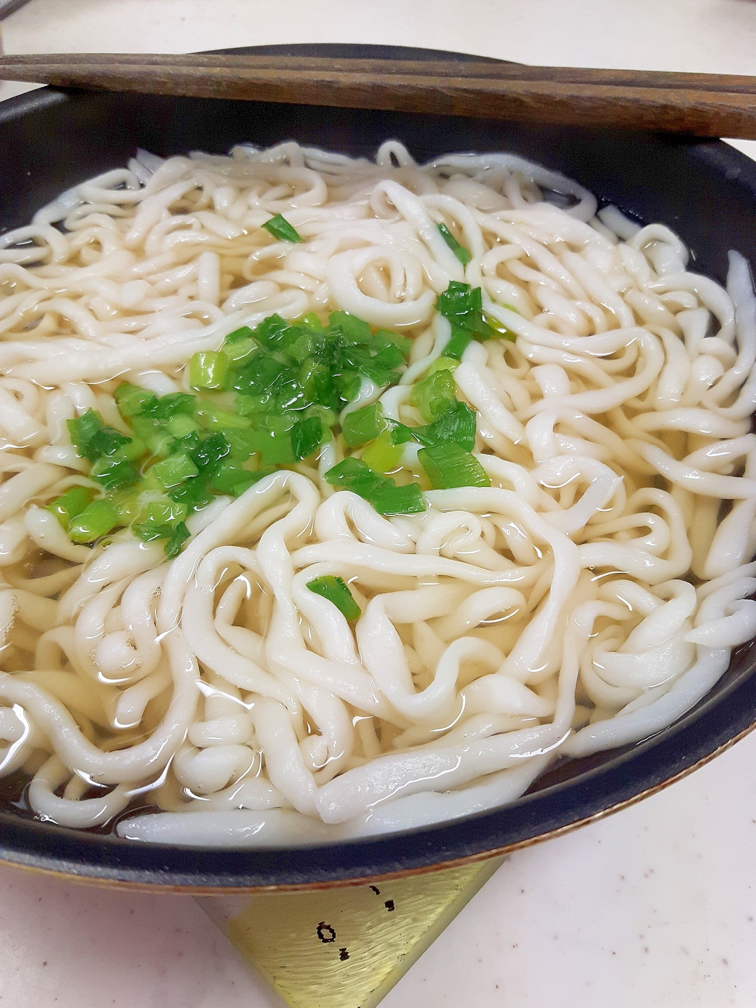 糖質ゼロ麺のかけうどん