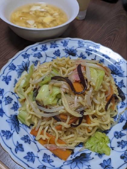 生姜でさっぱり☆塩醤油焼きそば