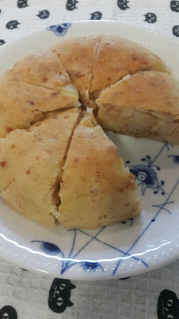 りんごとナッツの炊飯器ケーキ ３合炊 レシピ 作り方 By Junmi99 楽天レシピ
