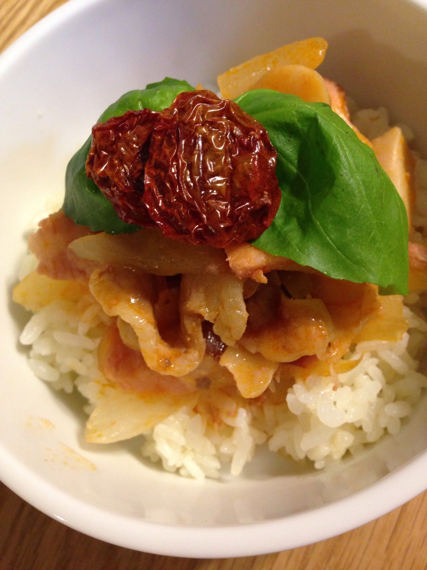 あまり野菜とごはんで作る☆イタリアン甘酢丼