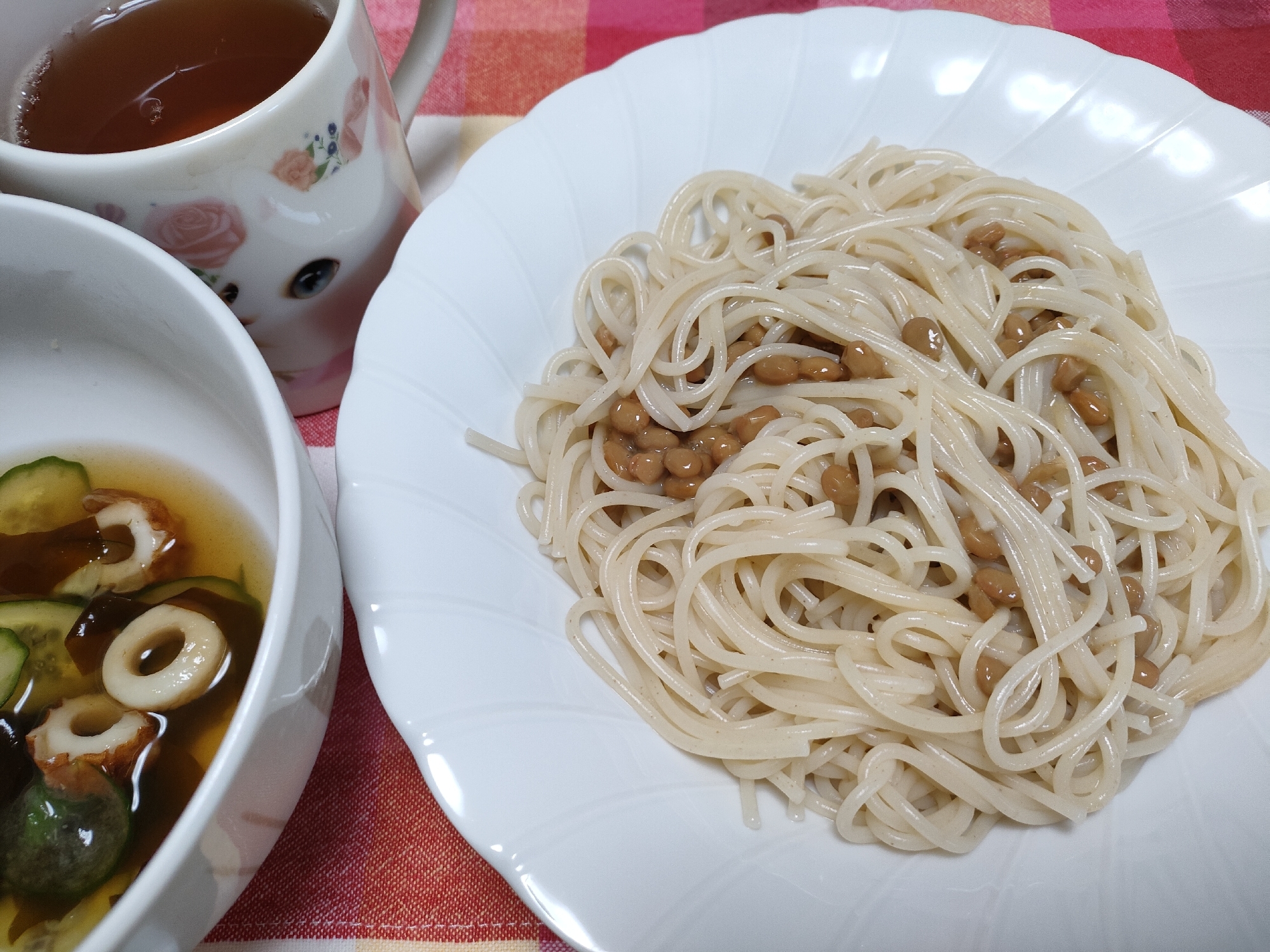 ♡納豆パスタ♡