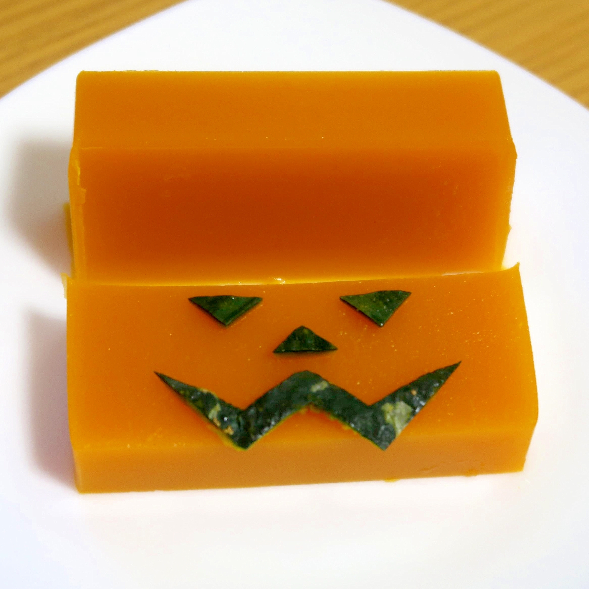かぼちゃようかん☆ハロウィンに和風のお菓子