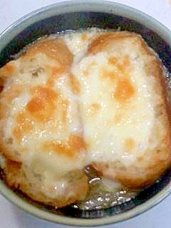 あつあつ　オニオングラタンスープ