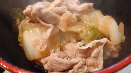 白菜の新しい食べ方が出来ました、ありがとうございました♥