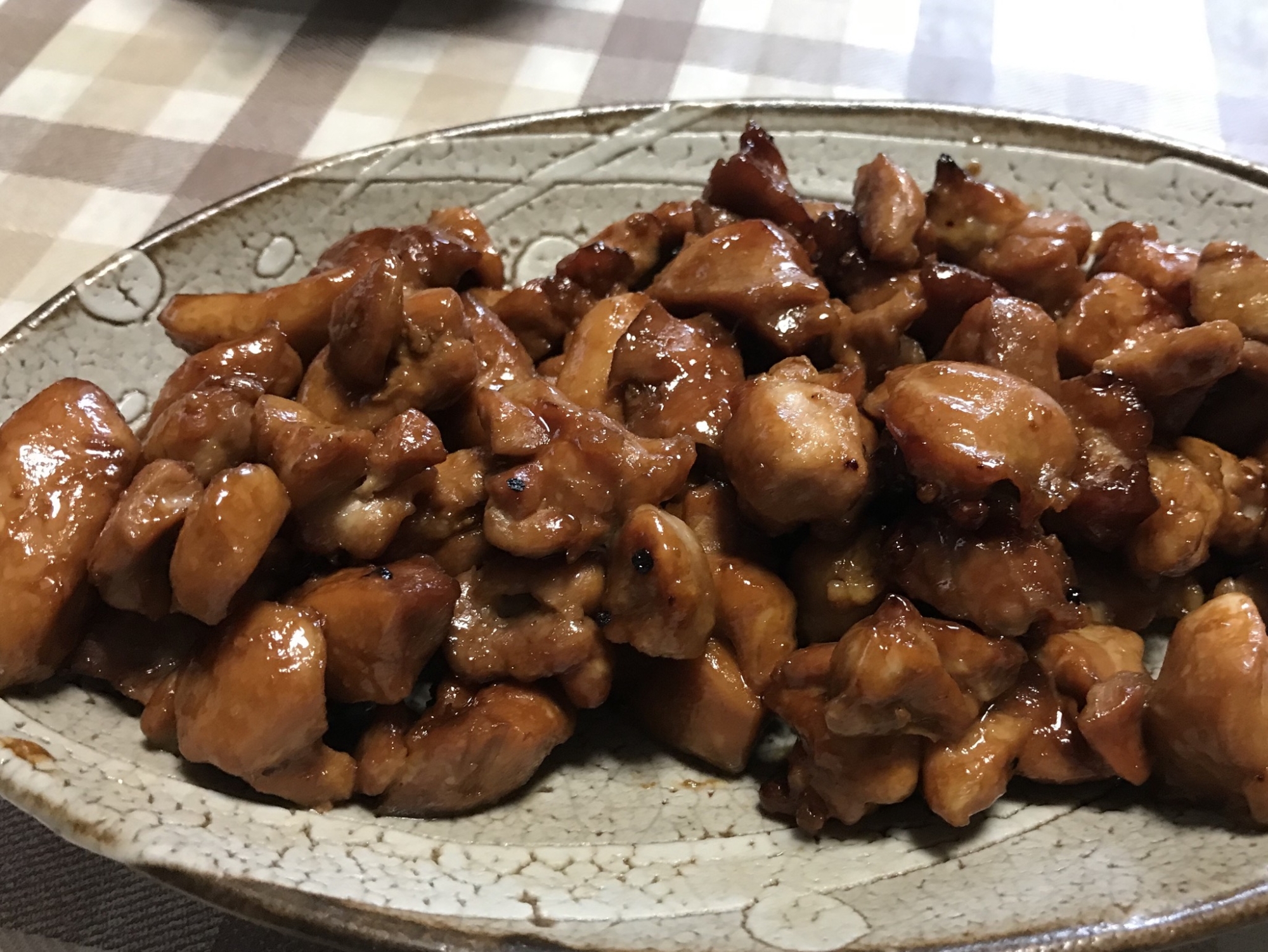 トースターで串無し焼き鳥