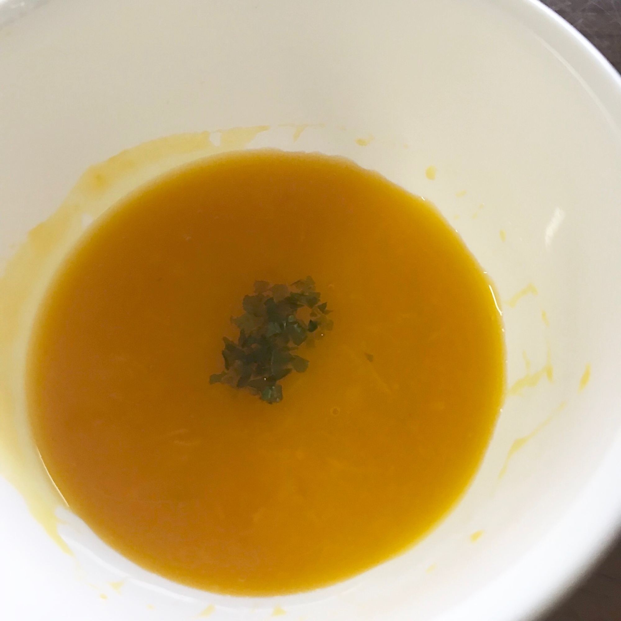 【離乳食】かぼちゃの味噌スープ
