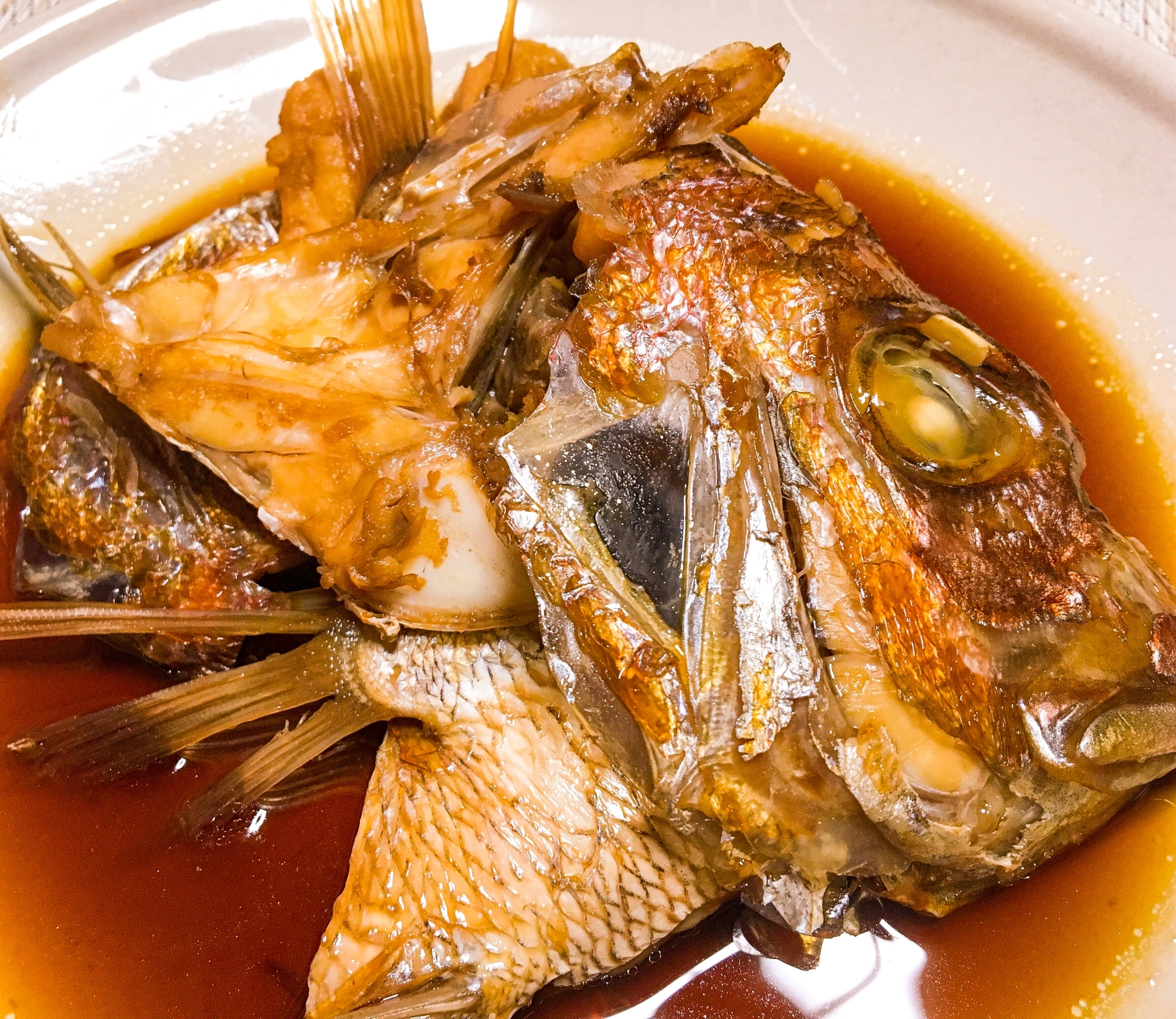 居酒屋の味! 超簡単鯛のあら煮