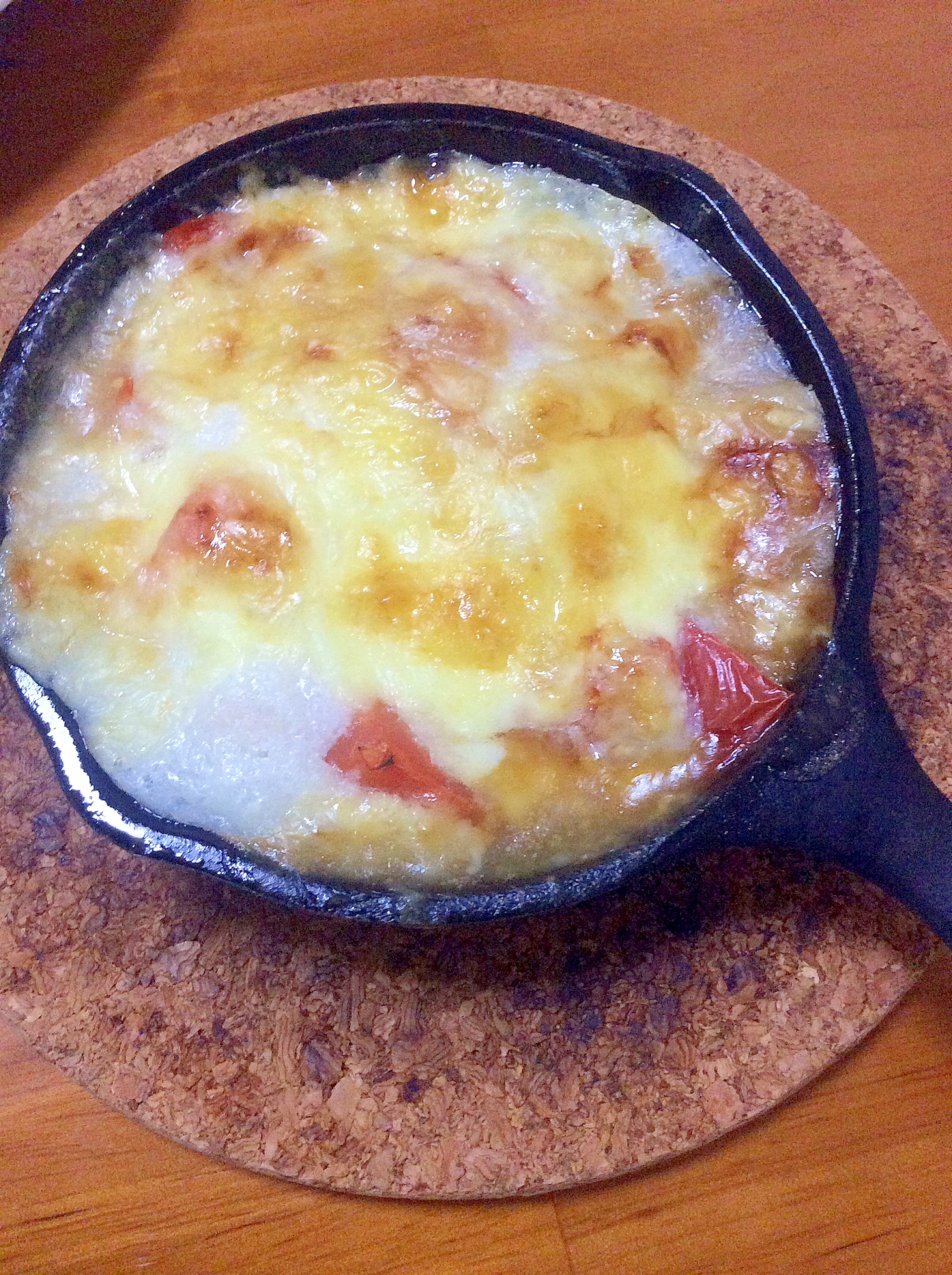 トマトすり長芋チーズ焼き