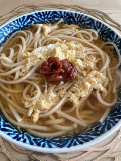 白だしで☆卵とじうどん