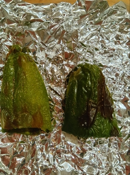 丸ごとピーマンの甘辛生姜焼き