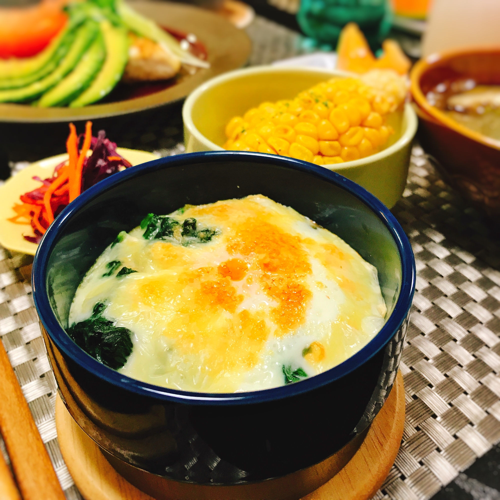 簡単 ほうれん草のココット チーズ焼き レシピ 作り方 By Yayo W L 楽天レシピ