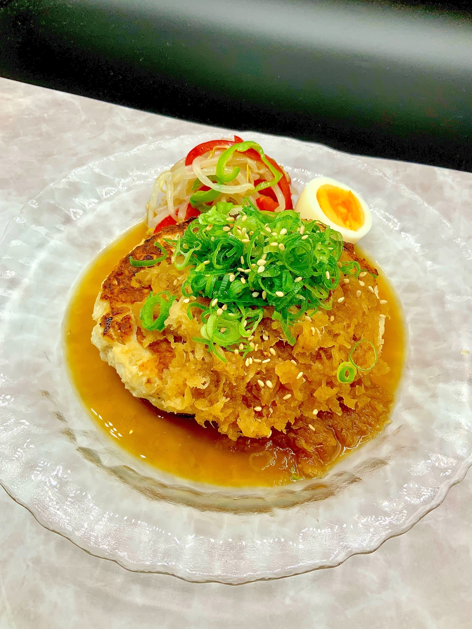 大根おろしでサッパリ！！ヘルシー豆腐のハンバーグ