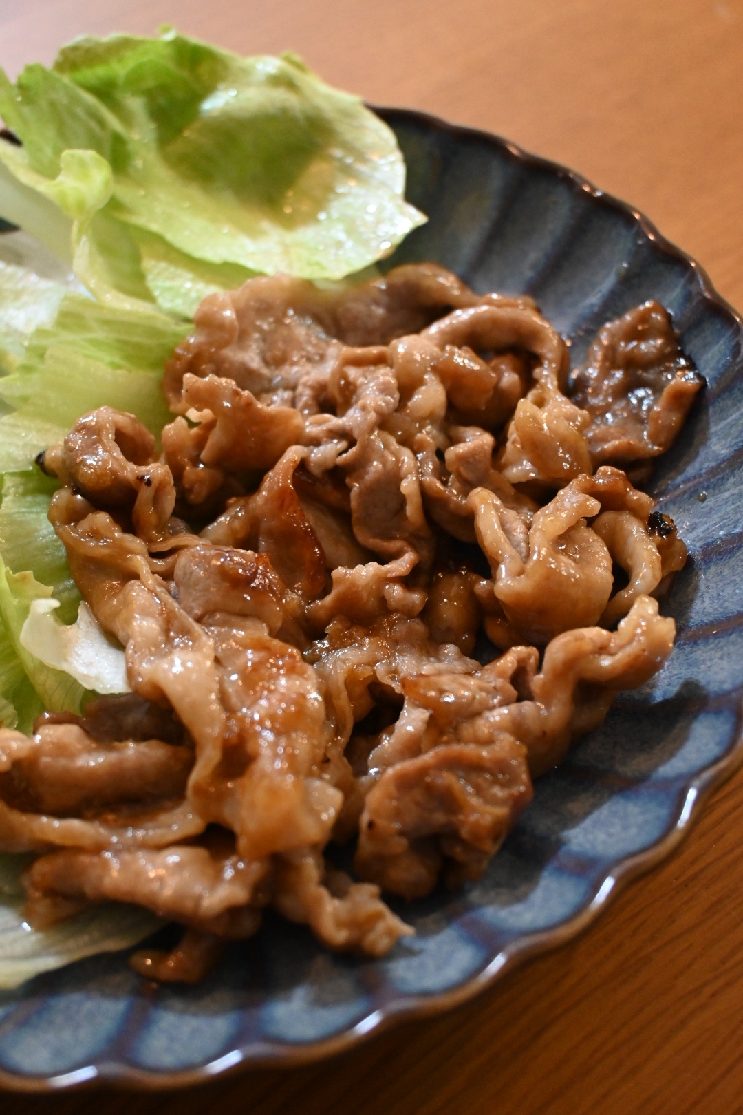 豚コマ肉で！お手軽生姜焼き