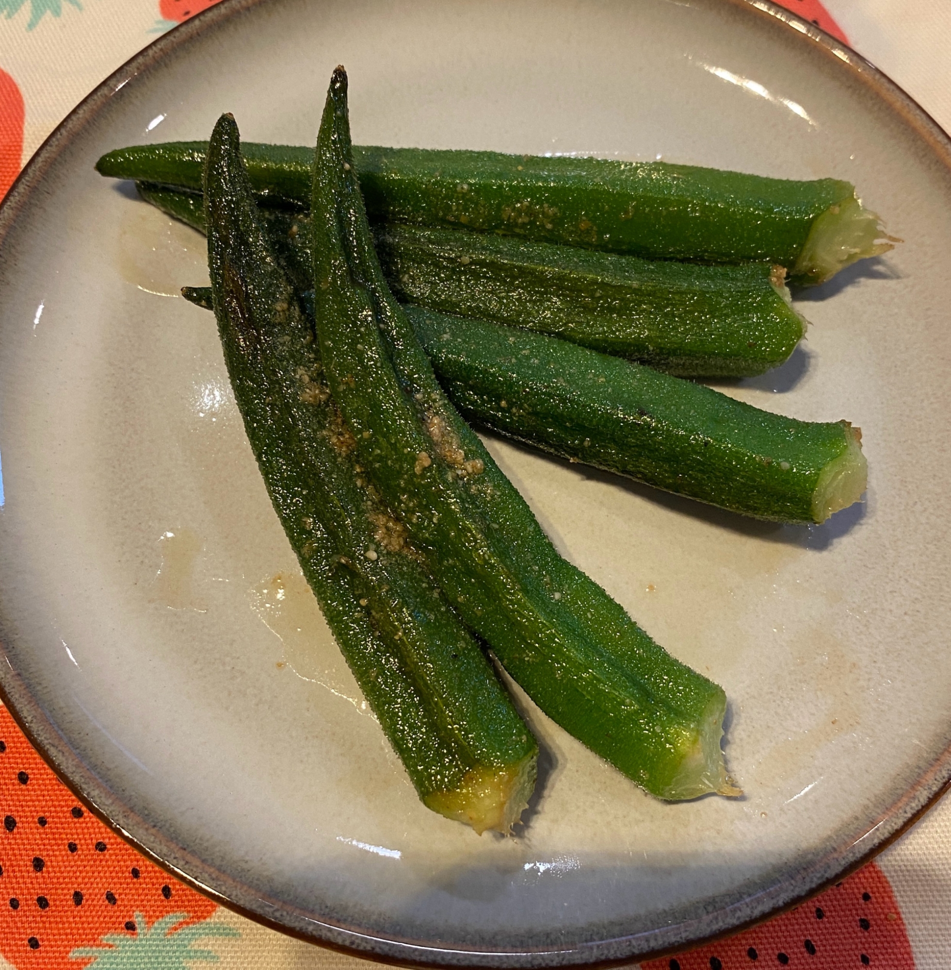 水なし☆オクラのごま和え