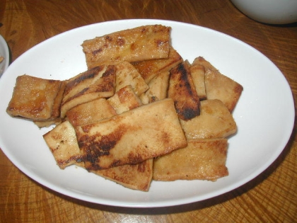 乾物万歳！高野豆腐の生姜焼き