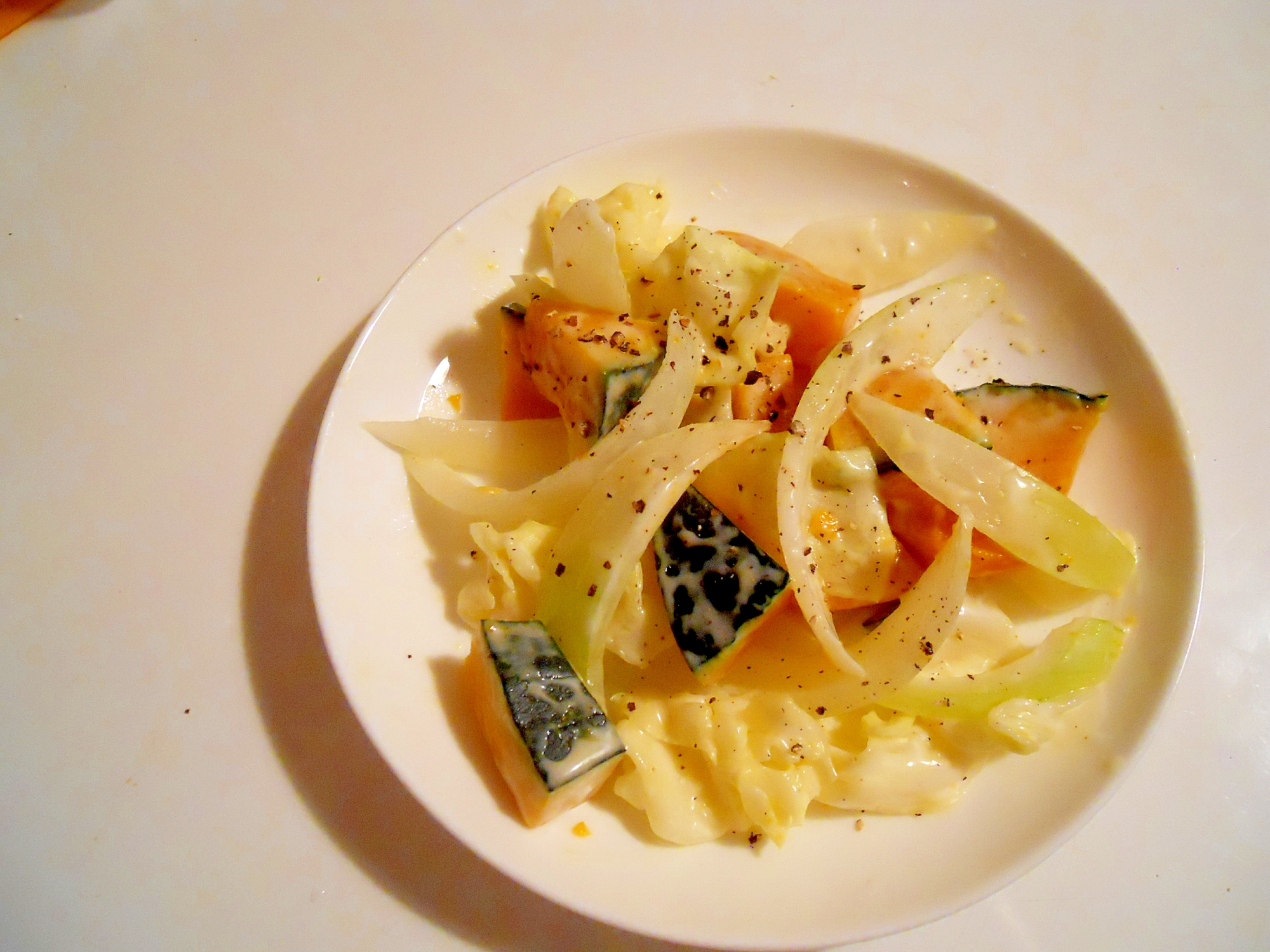 ルクエヘルシ～☆ディップソースで簡単に温野菜サラダ